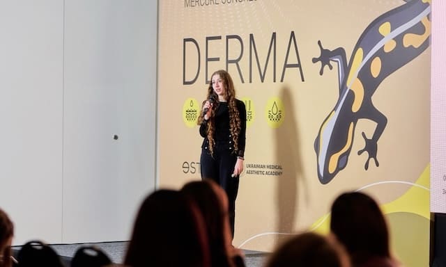 Виступила спікером на конгресі DERMA...